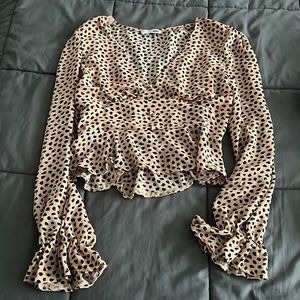 Leopard print blouse